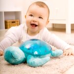 Veilleuse peluche tranquil turtle aqua (rechargeable)