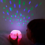 Veilleuse projecteur d'�toiles licorne