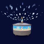 Veilleuse projecteur d'�toiles pierre lapin rechargeable