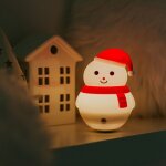 Veilleuse rechargeable bonhomme de neige