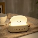 Veilleuse rechargeable toaster jaune