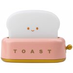 Veilleuse rechargeable toaster rose