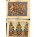 1 lot de gravures 19eme couleurs - broderie - canevas - divers modeles
