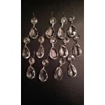 10 anciennes pampilles cristal / 20