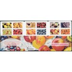 - 100% neuf ! magnifique carnet de x 12 timbre lettre verte 20g la poste - theme  ; fruits a savourer ...