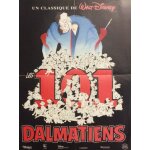 Les 101 dalmatiens - affiche originale de cin�ma - format 40x60 - de clyde geronimi, wolfgang reitherman ...