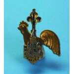 13827 / / 1 pin's : girouette / le coq du clocher de saint - pholien li�ge belgique 1992 / bleu