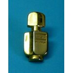 13959 / / 1 pin's : initiation molyneux parfum . (dor a l'or fin 24k paris)