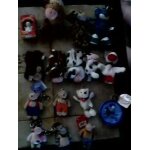 15 peluches nici + 1 porte monnaie nici vaches mouton cheval ours canard tigre. . . . 15 peluches nici + 1 porte monnaie nici vaches mouton cheval ours canard tigre. . . .