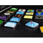 18 magnets applications style iphone / ipad (non apple) pour frigo - neuf sous emballage 18 magnets applications style iphone / ipad (non apple) pour frigo - neuf sous emballage