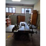 2 anciennes machines de menuiserie professionnelles 1 dgauchisseuse raboteuse mortaiseuse et toupie ...