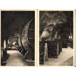2 cartes moet et chandon : vins sur pupitres - galerie des vins de rserve