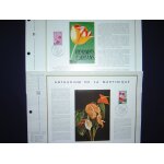 2 fdc - cef : floralies d'orlans + anthurium de la martinique