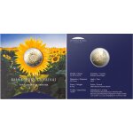 2 euro lettonie - sunflower for ukraine 2023 - bu coincard