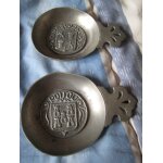 2 tastevins en etain poitou et gascogne