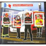 2022. feuillet f5584: 140�me anniversaire de la f�d�ration nationale des sapeurs - pompiers de france. ...