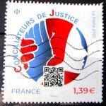 2025. timbre conciliateurs de justice.