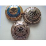 3 capsules de champagne de cazanove n 4 - 5 - 10