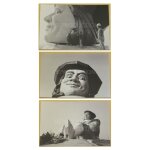 3 cartes postales de gargantua de mirapolis, cergy 95.