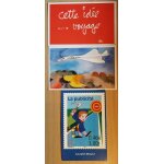 3 cartes postales issues des pochettes  le sicle au fil des timbres  annes 2000