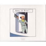 3 gravures extraites de l'album de tintin : objectif lune planche 57 strip 4 3 gravures extraites de l'album de tintin : objectif lune planche 57 strip 4