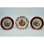 3 petites assiettes anciennes porcelaine de limoges 3 petites assiettes anciennes porcelaine de limoges