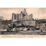 37 carte postale ancienne - avon , pr�s du camp de ruchard - ruines de la coll�giale du ch�teau des roches ...