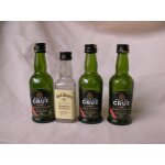 4 mini bouteilles vides d alcool mignonettes porto cruz et whisky mignonettes collection