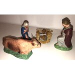 4 santons pour crèche de noël en résine 4 santons pour crèche de noël en résine