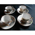 4 tasses et soucoupes porcelaine du japon / 2