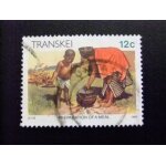48 transkei 1985 / preparando la comida pr�paration d'un repas / yvert 167 fu