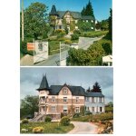 49 maine - et - loire, villemoisan - lot de 2 cartes, la chancelière maison de repos 49 maine - et - loire, villemoisan - lot de 2 cartes, la chancelière maison de repos