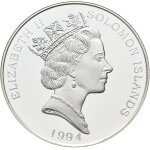 5 dollars iles salomon en argent 1994