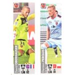 516 david oberhauser / damien perquis - ac ajaccio - panini foot france 2018 - 2019 sticker vignette