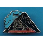 5805 / / 1 pin's: mineur le puit et le terril ou crassier de charbons