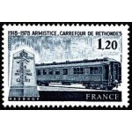 60�me anniversaire de l'armistice a rethondes : wagon ann�e 1978 n 2022 yvert et tellier luxe
