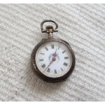 Acienne montre de col ou gousset pour dame en plaqu� or
