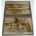 A�rodrome d'hourtin - contaut, 2 photos du crash du lior� et olivier en f�vrier 1927