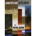 Affiche american airlines new york