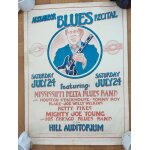 Affiche ann arborblues recital 61x45cm