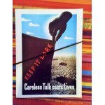 Affiche britannique (anglaise), guerre 39 45, demandant le secret sur les convois maritimes :  motus ...