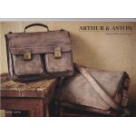Affiche cartonnee arthur aston. 21 cm de h x 30 cm.
