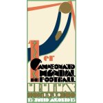 Affiche championnat football urugay montevideo 1930