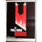 Affiche de cin�ma pli�e (120x160cm) le pull - over rouge de michel drach.