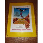 Affiche de cinéma tintin et le temple du soleil 40x60 cm Affiche de cinéma tintin et le temple du soleil 40x60 cm