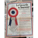 Affiche la cocarde du souvenir Affiche la cocarde du souvenir