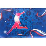 Affiche coupe du monde de football equipe de france