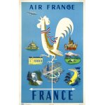 Affiche france coq girouette Affiche france coq girouette