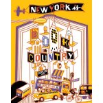 Affiche  new - york is book country  1996. illustrateur : daniel pelavin