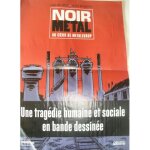 Affiche noir metal au coeur de metaleurop ( loyer . betaucourt )